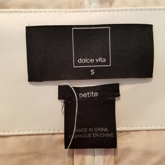 Dolce Vita Petite Sm Faux Leather Eyelet Jacket - Picture 3 of 5